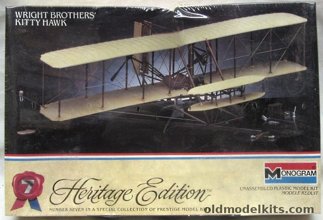 Monogram 1/40 Wright Brothers Kitty Hawk - Flyer I - Heritage Edition Issue, 6057 plastic model kit